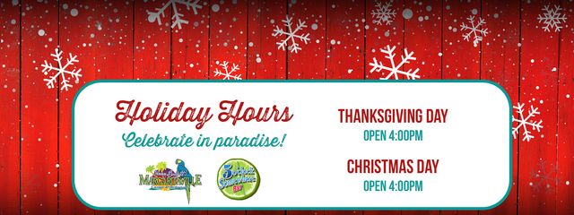 Holiday Hours Thanksgiving Day Open 4pm Christmas Day Open 4pm