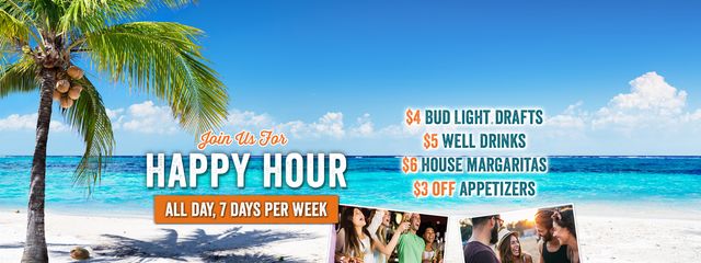 Casino beach bar and grille happy hour menu