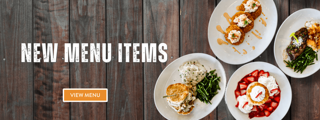 New items added to our menu. Click to learn more. Opens in a new window.
