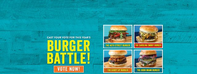 Cast your vote now for this year's Burger Battle!