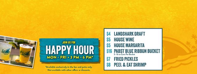 Happy Hour at LandShark Miami Bayside
