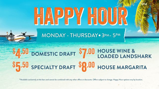 Join Us for Happy Hour. Click to View Specials.