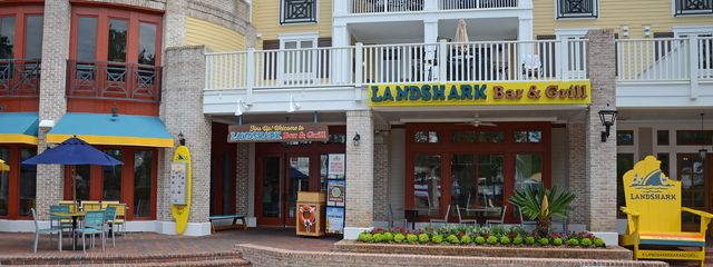 LandShark Bar & Grill Miramar Beach outside of restaurant