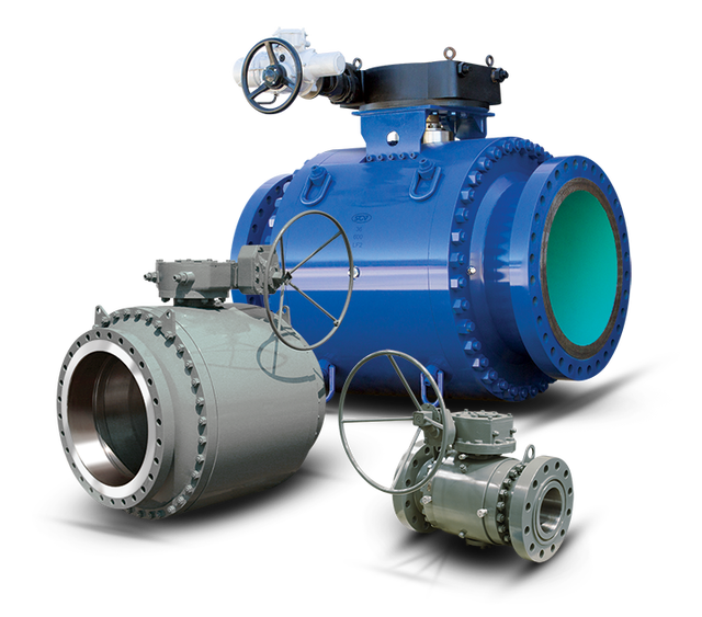 API 6D 3-Piece Trunnion Ball Valves