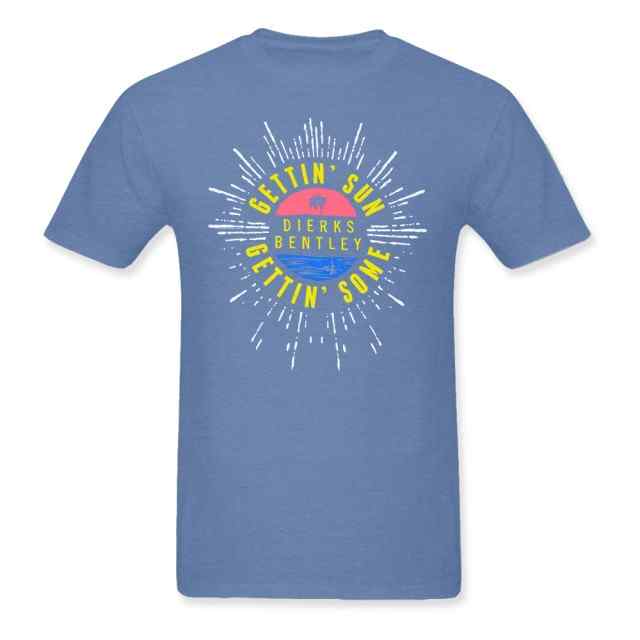 Heather Blue Gettin' Sun Tee