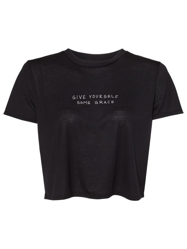 Give Yourself Some Grace Cropped Tee