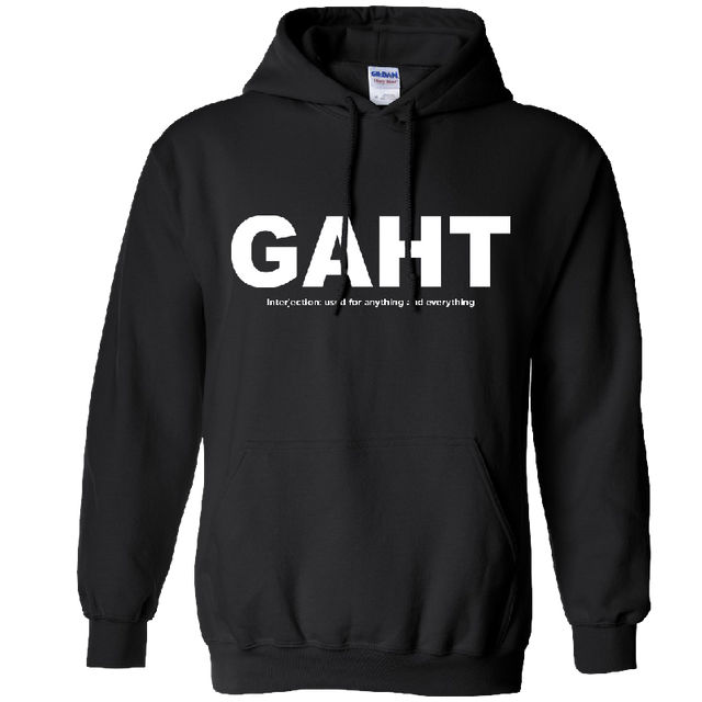 GAHT Black Pullover Hoodie-PRESALE