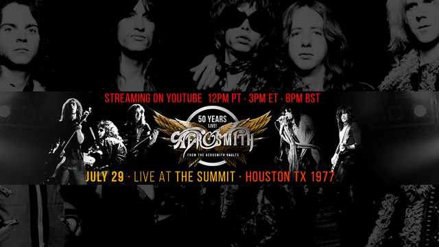 ANNOUNCING: 50 YEARS LIVE! FROM THE AEROSMITH VAULTS