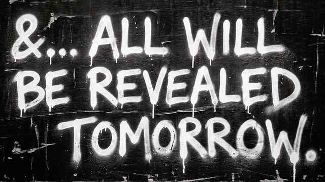 &.... all will be revealed tomorrow. 7 am pt!