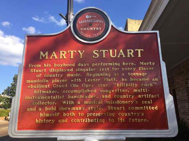 Marty Stuart Trail Marker