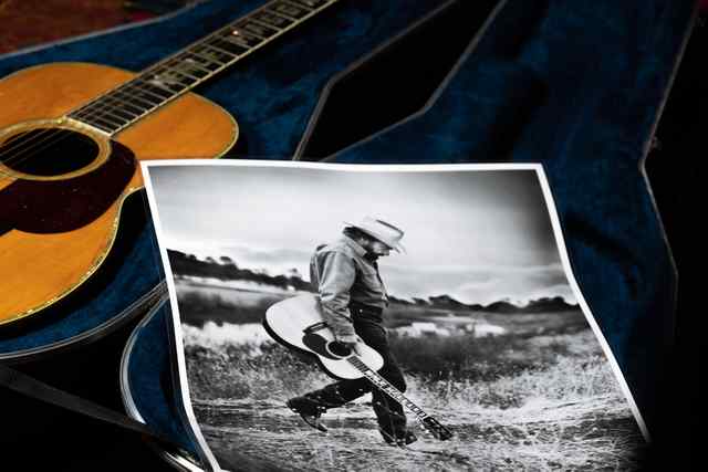 Merle Haggard custom Martin Guitar