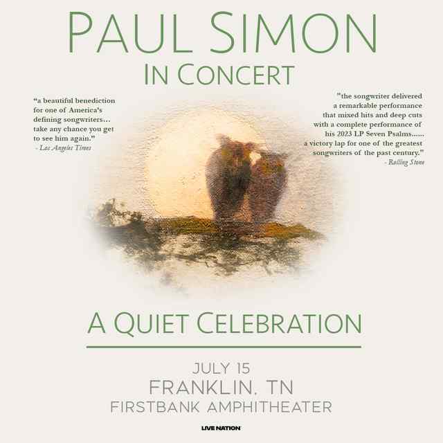 Paul Simon In Concert A Quiet Celebration Tour