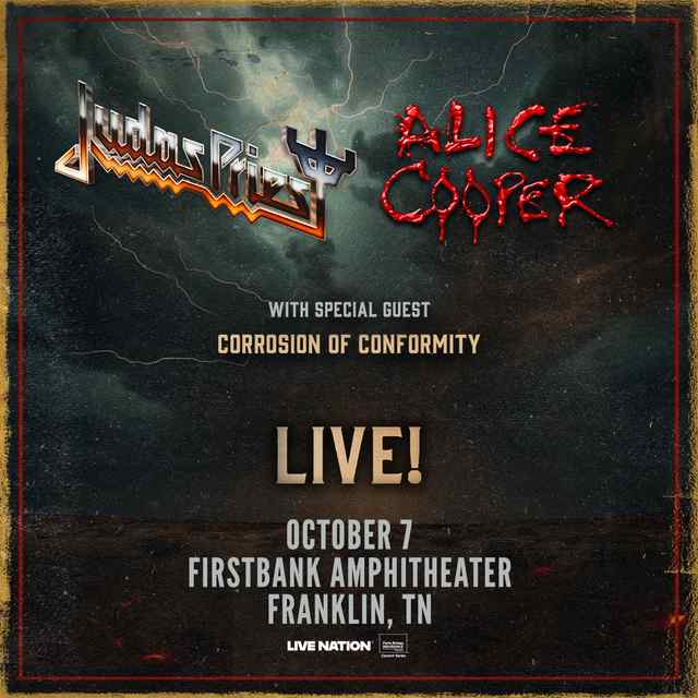 Judas Priest & Alice Cooper with special guest Corrosion of Conformity