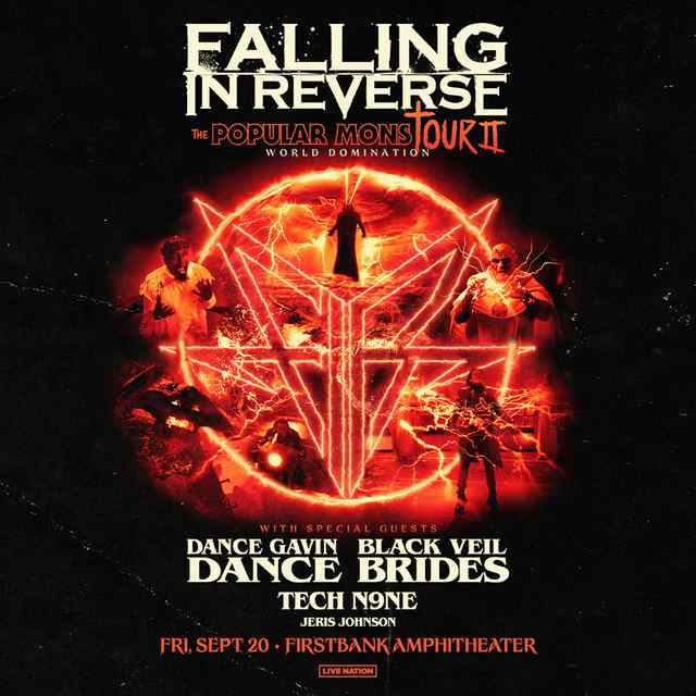 Falling In Reverse - The Popular MonsTOUR II: World Domination with special guests Dance Gavin Dance, Black Veil Brides, Tech9ne and Jeris Johnson