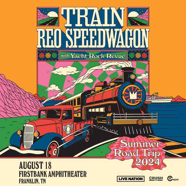 Train and REO Speedwagon Summer Road Trip 2024 with special guest Yacht Rock Revue - 6:25 PM