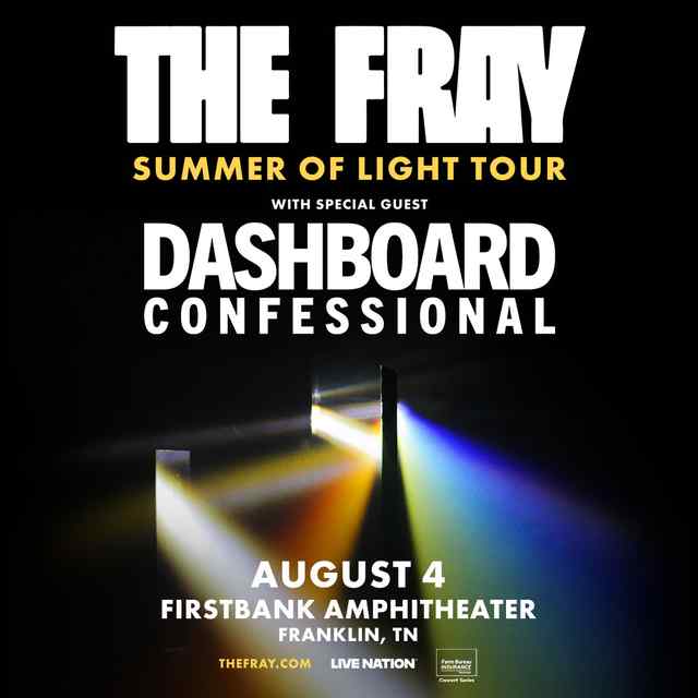 THE FRAY ANNOUNCE SUMMER OF LIGHT TOUR WITH SPECIAL GUESTS DASHBOARD CONFESSIONAL, COLONY HOUSE & MORE