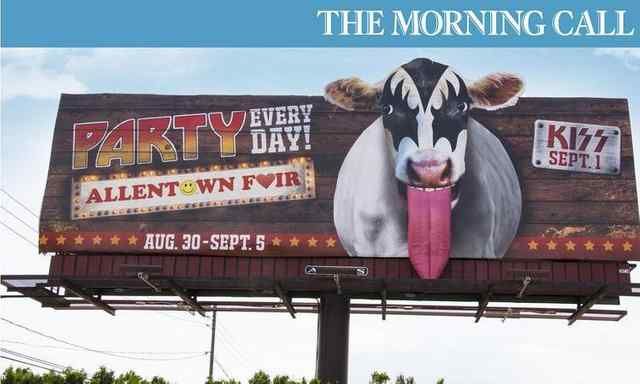 Allentown Fair 2016 KISS Concert Billboard