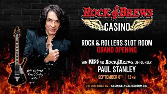 Paul Stanley at Rock & Brews Casino Braman