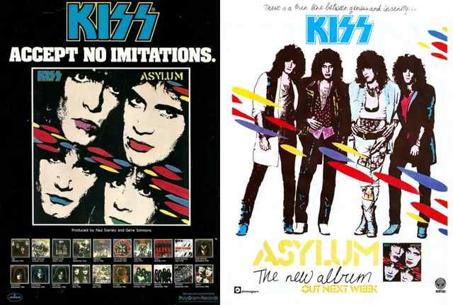 KISS Asylum Magazine Ads