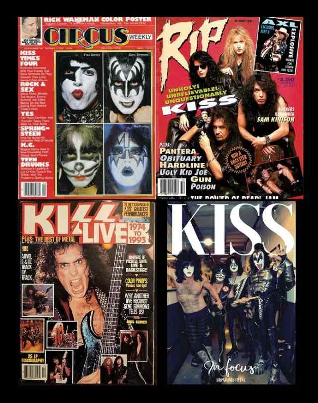 KISStory - October KISS Magazine Covers