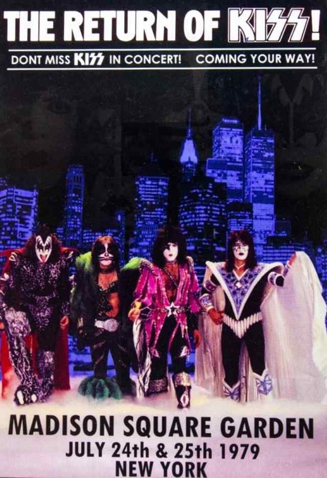 Kiss Live at madison square garden 1979 july buy 25th ltd cd