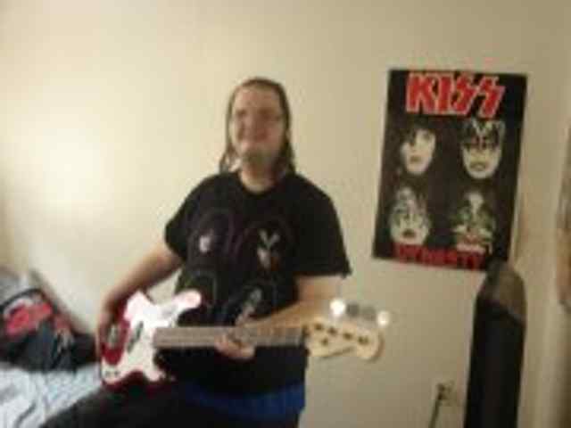 me and my bass guitar 