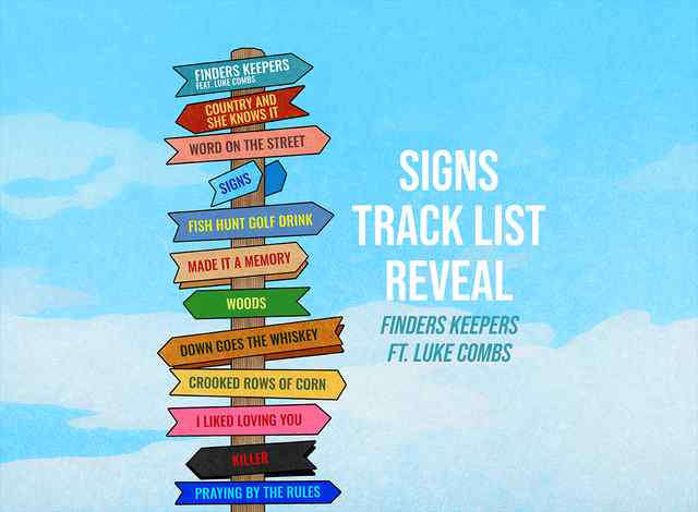 Luke Bryan Reveals Final Track on SIGNS Album Is &ldquo;Finders Keepers&rdquo; Featuring Luke Combs