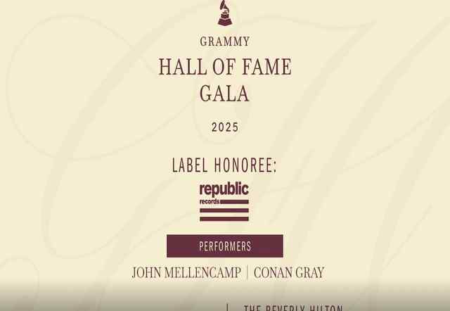 Conan Gray & John Mellencamp To Perform Republic Records Tribute At The 2025 GRAMMY Hall Of Fame Gala