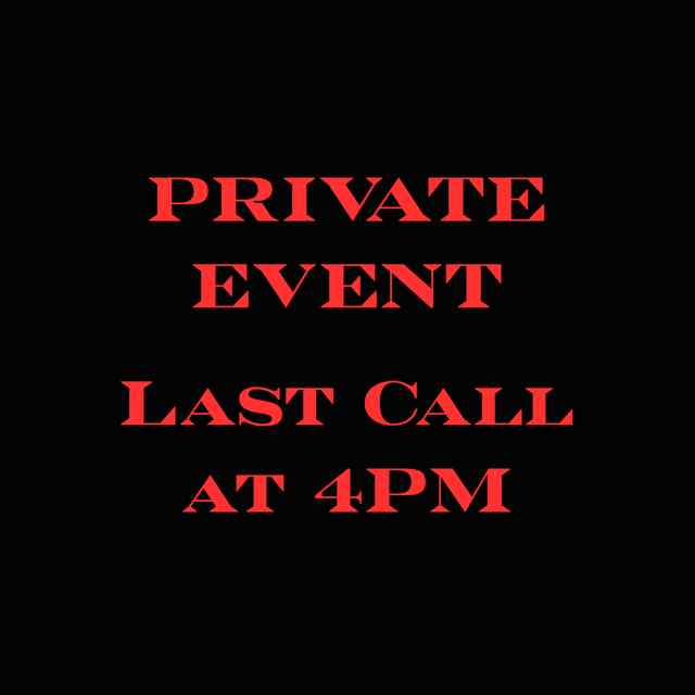 Private Event -closed-