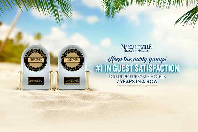 Margaritaville #1 in Guest Satisfaction in Back-to-Back Wins 