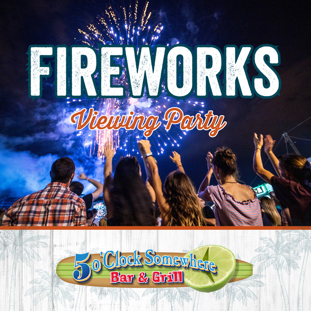 7:15-9:15pm : Firework Viewing