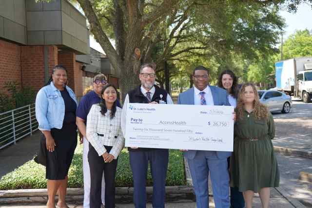 St. Luke&rsquo;s Health &ndash; Sugar Land Hospital Awards Grant to AccessHealth to Support Step-by-Step Program