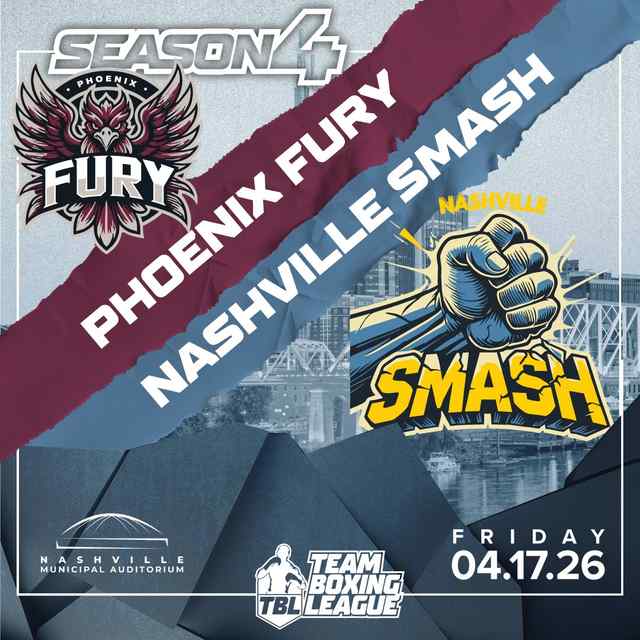 Team Boxing League Presents: Phoenix Fury Vs Nashville Smash