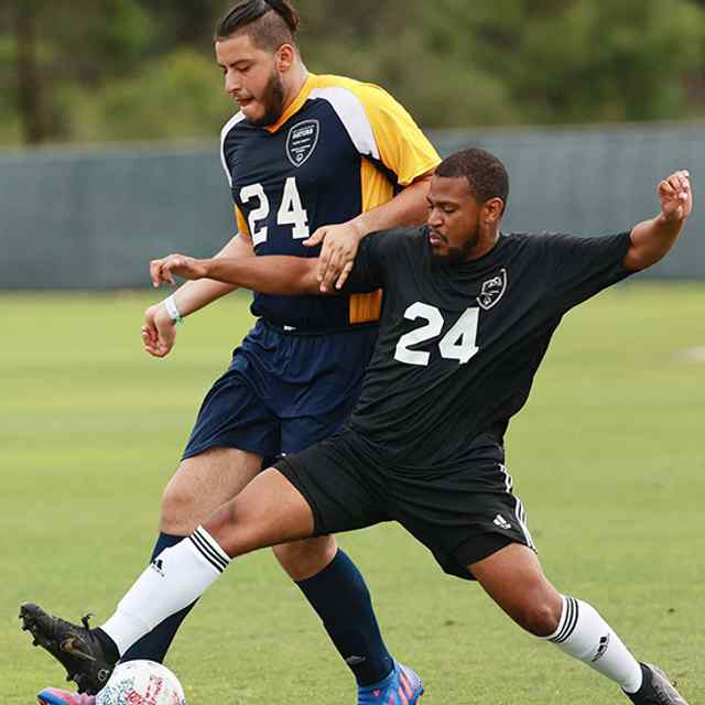 Foco en los atletas de Florida Central