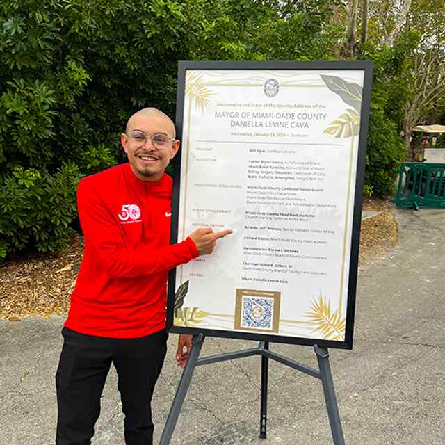 Athlete Performs National Anthem in South Florida