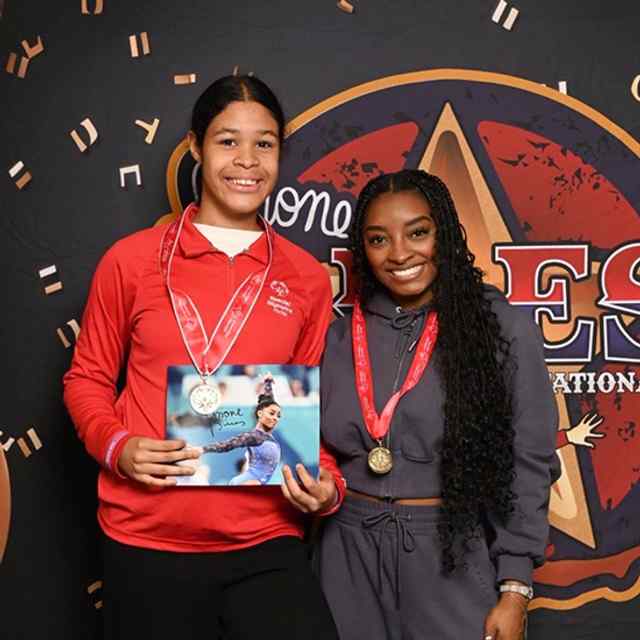 Athletes Meet World-Champion Gymnast