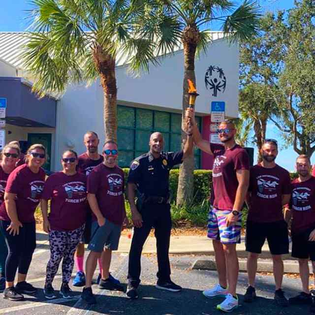 Torch Run (ning) para nuestros atletas