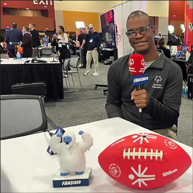 Athlete Reporting from the Big Game