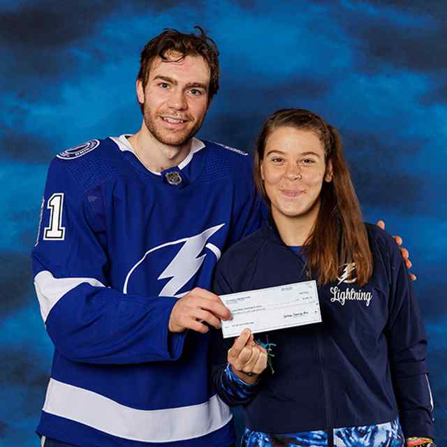 Athlete Chosen as Lightning Community Hero