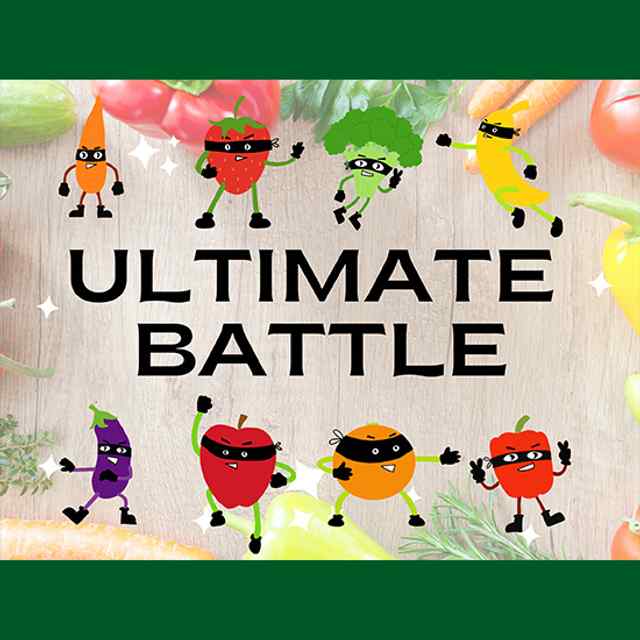 La batalla entre frutas y verduras: una sabrosa lección de nutrición