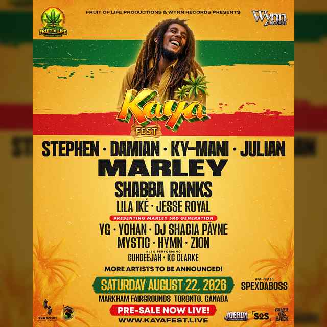 Kaya Fest Toronto | August 22nd, 2026