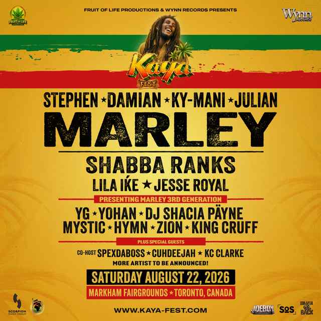 Kaya Fest Toronto | August 22nd, 2026