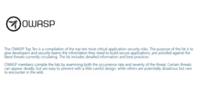 OWASP Top Ten Overview
