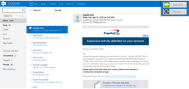 Phishing Assessment (Capital One)