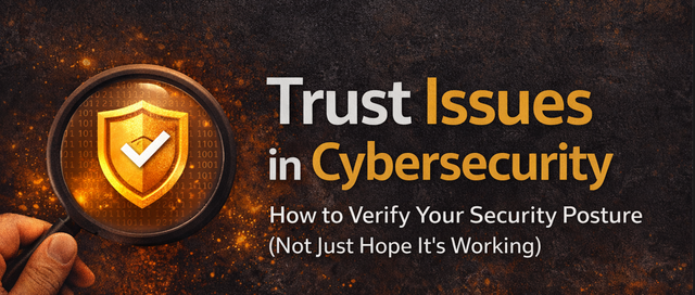 Trust Issues in Cybersecurity: How to Verify Your Security Posture (Not Just Hope It&rsquo;s Working)