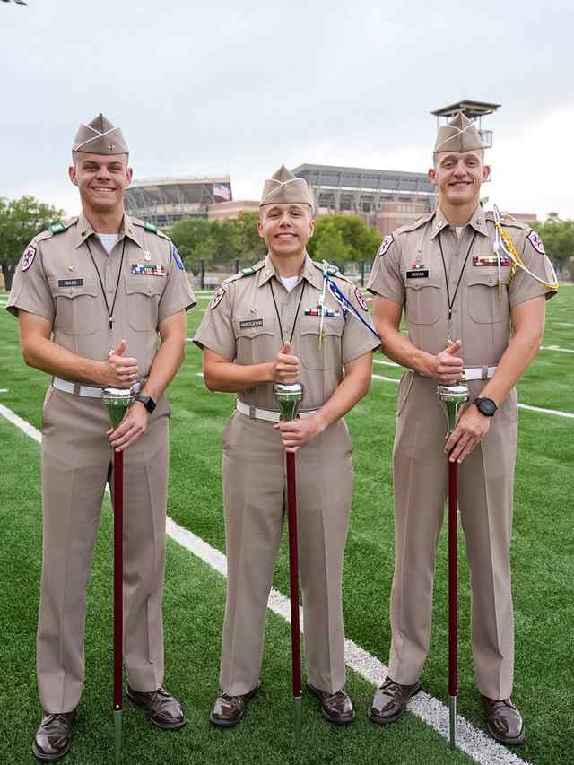 Fightin' Texas Aggie Band Drum Majors