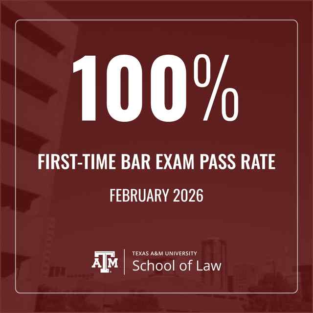 TAMU Law sweeps bar exam