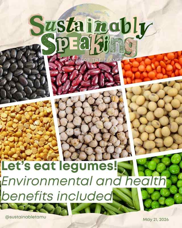 Sustainably Speaking: Legumes