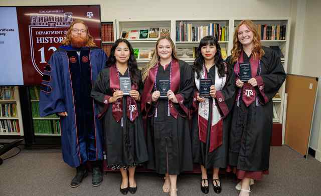 The History Department Honors Legal History Certificate Graduates in First Cording Ceremony