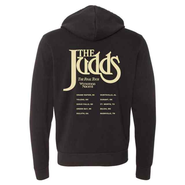 The Judds Tour Hoodie $60.00